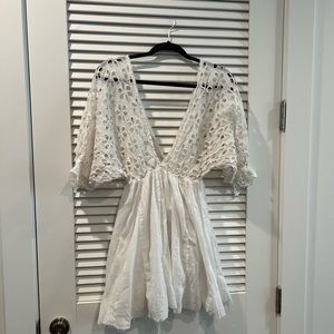 Free People - white sundress - size small!